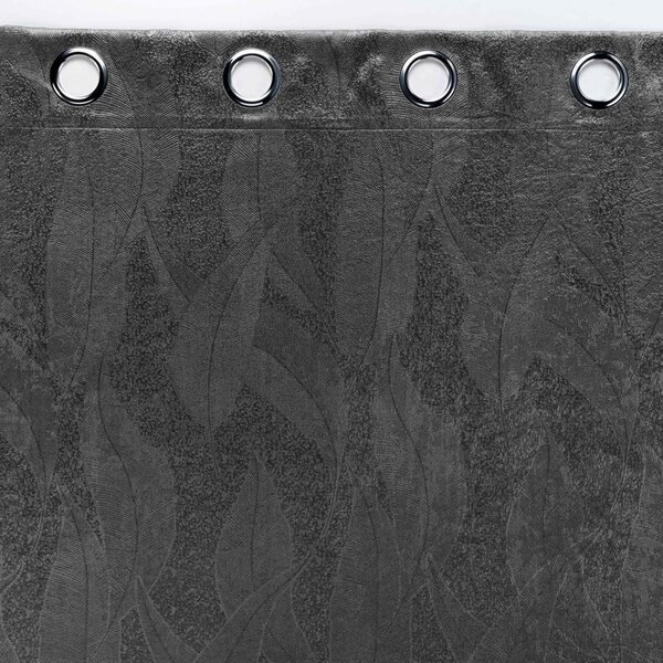 Draperie gri antracit blackout din catifea 135x280 cm Melodie – douceur d'intérieur