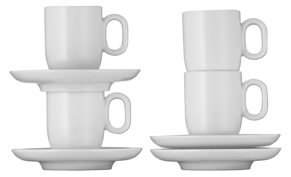 Cești albe pentru espresso din porțelan 2 buc. 60 ml Barista – WMF