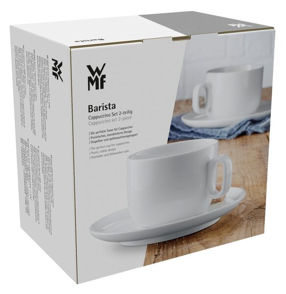 Cești albe pentru cappuccino din porțelan 2 buc. 160 ml Barista – WMF