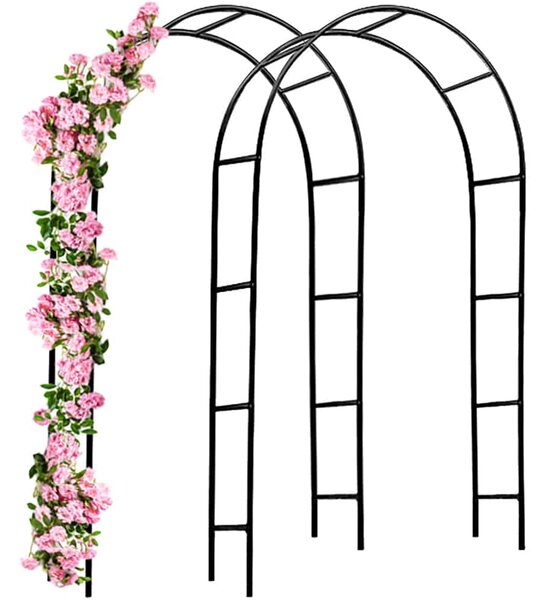 Suport arcuit pentru trandafiri 240x140x37 cm Gardebruk