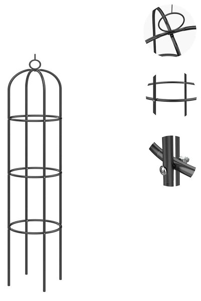 Suport pentru flori cățărătoare 200x40 cm Gardebruk