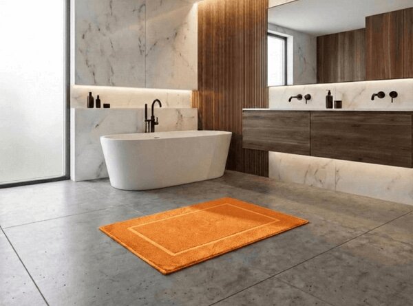 Covoras baie pentru hoteluri 750g/m2 portocaliu
