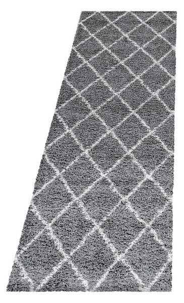 Covor tip traversă gri 80x250 cm Alvor – Ayyildiz Carpets