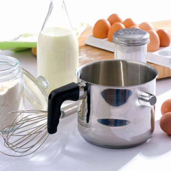 Oala inox pentru lapte 16cm, 2.2L, Vikos
