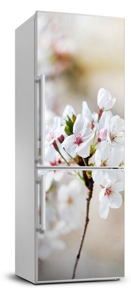 Autocolant pe frigider flori de cireș