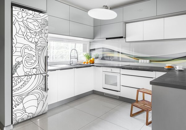 Autocolant pe frigider zentangle fundal