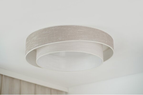 Plafonieră Brilagi DOVER SHINE LED/26W/230V d. 60 cm gri/crem