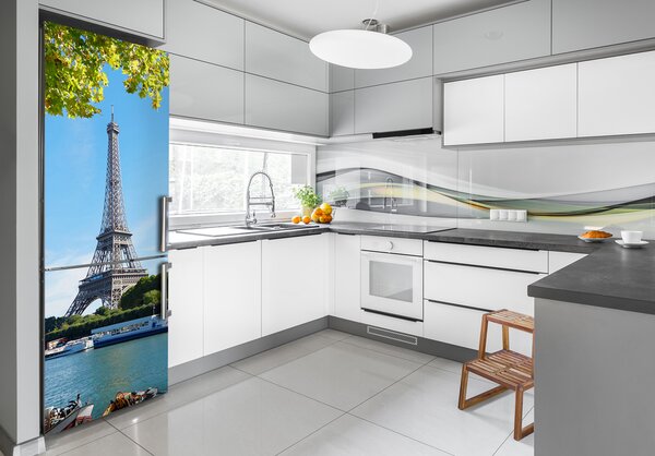 Autocolant pe frigider turnul Eiffel