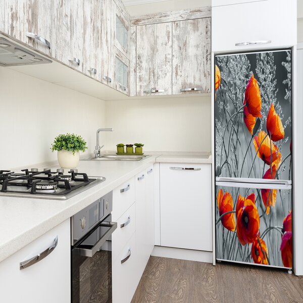 Autocolant pe frigider wildflowers maci