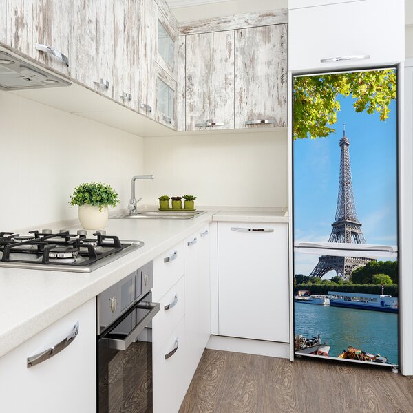 Autocolant pe frigider turnul Eiffel