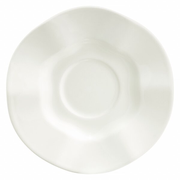 Farfurioara suport ceasca cafea espresso 11cm, crem, Diana Rustic