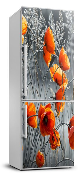 Autocolant pe frigider wildflowers maci