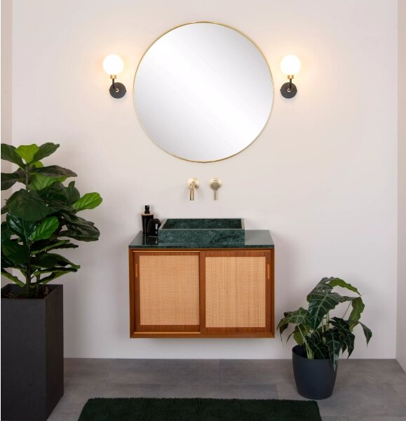 Lampă de perete pentru baie Lucide 30265/01/30 BEREND 1xG9/33W/230V IP44