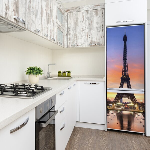 Autocolant pe frigider turnul Eiffel
