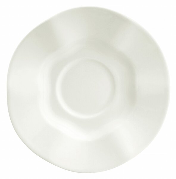 Farfurioara suport ceasca 15cm, crem, Diana Rustic