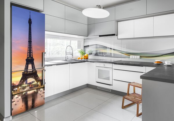 Autocolant pe frigider turnul Eiffel