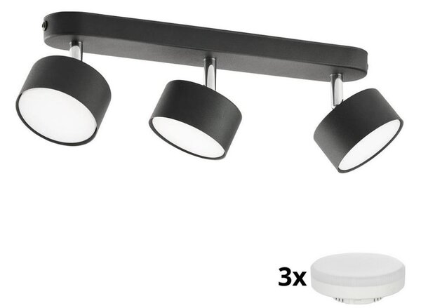 Spot LED CLARK 3xGX53/10W/230V negru