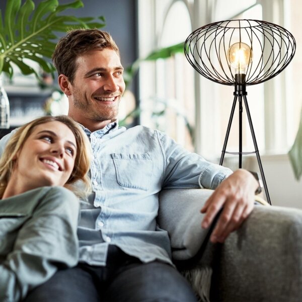 Lampadar RETRO 1xE27/40W/230V B.K. Licht 1470