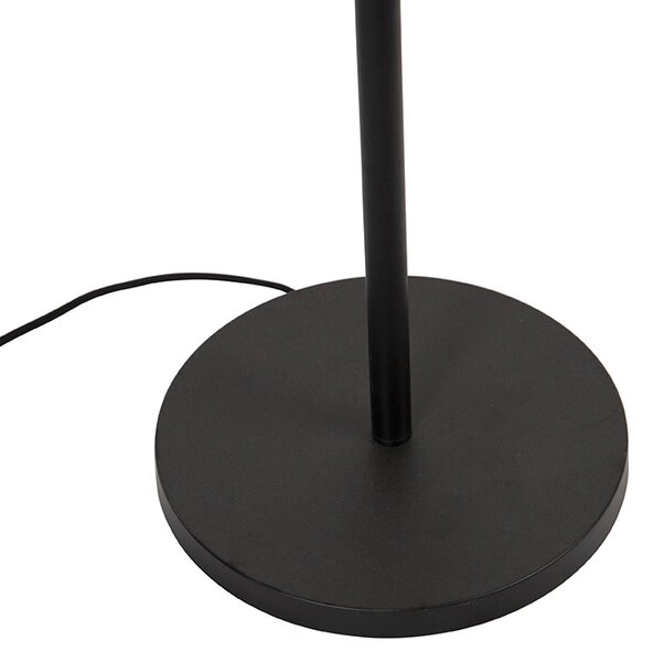 Lampă de podea scandinavă neagră cu 5 lumini - Facil Tube