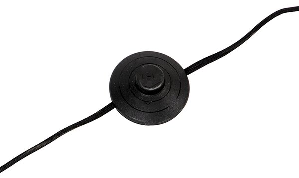 Lampă de podea scandinavă neagră cu 5 lumini - Facil Tube