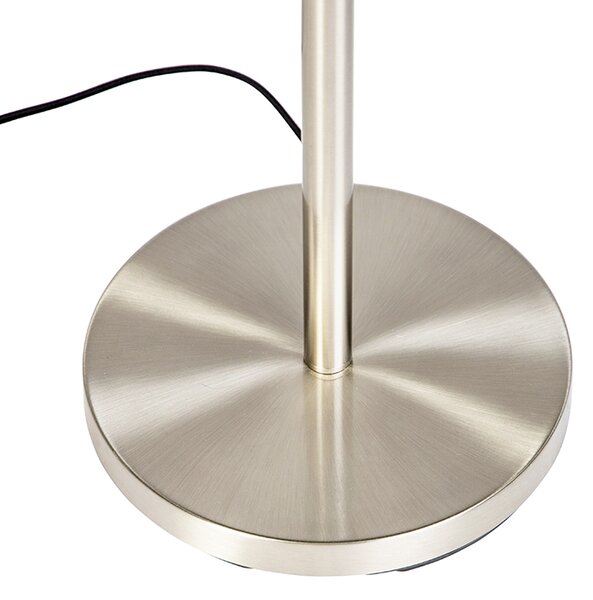 Lampă de podea din oțel cu abajur roz 50 cm - Simplo