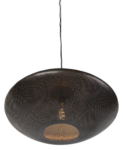 Lampă suspendată orientală neagră cu auriu 60 cm - Radiance