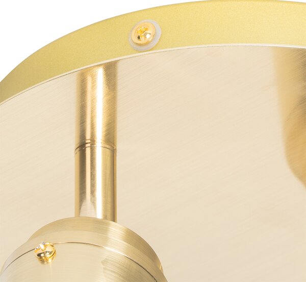 Spotlight modern pentru baie din alamă cu 2 lumini IP44 - Ducha