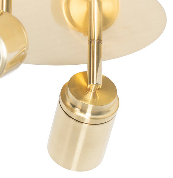 Spotlight modern pentru baie din alamă cu 2 lumini IP44 - Ducha