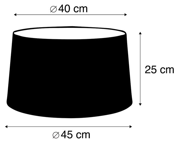 Abajur din in neagra 45/25