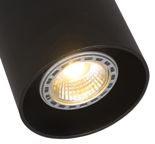 Spot inteligent negru auriu incl. WiFi GU10 - Tubo
