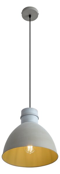 Lampă suspendată inteligentă gri 30 cm incl. bec A60 wifi - Dory