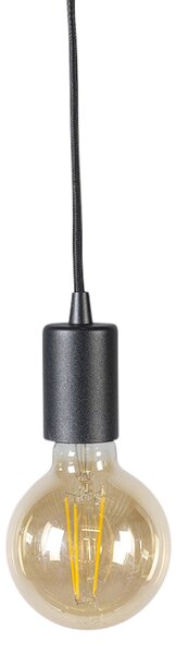 Lampa suspendată inteligentă neagră, incl. WiFi G95 - Facil