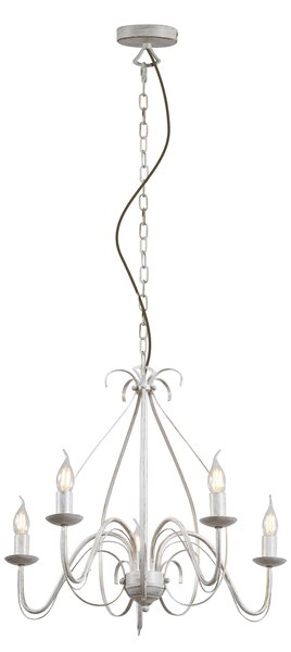 Candelabru clasic crem cu 5 lumini - Giuseppe