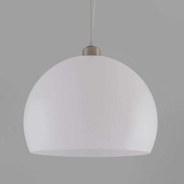 Lampă modernă rotundă cu pandantiv opalescent alb - Globe