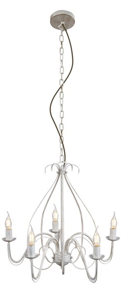 Candelabru clasic crem cu 5 lumini - Giuseppe