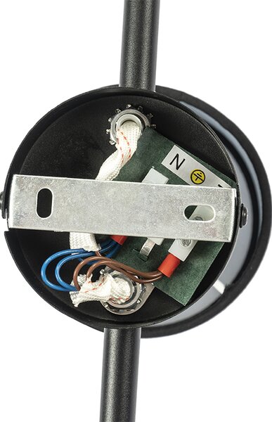 Plafoniera moderna neagra cu 3 lumini - Hetta