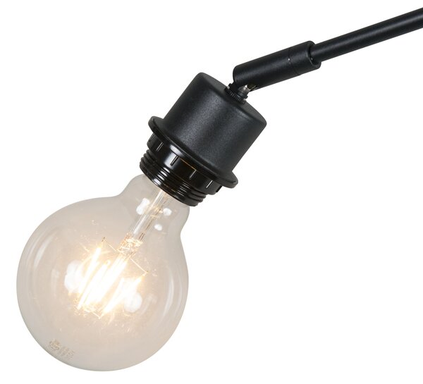 Lampă modernă cu pandantiv neagră fără abajur - Blitz