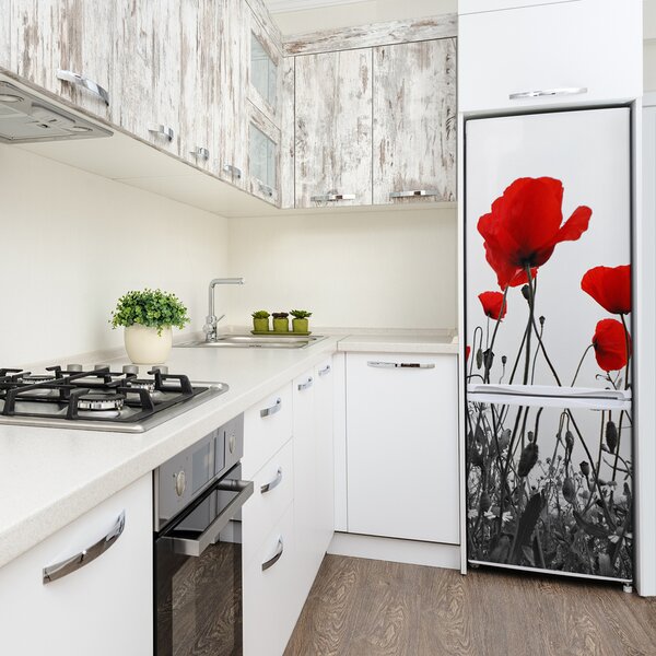 Autocolant pe frigider wildflowers maci