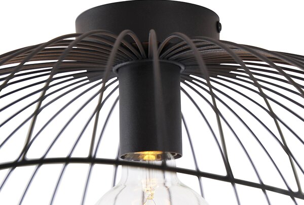 Plafoniera de design neagră 50 cm - Pua