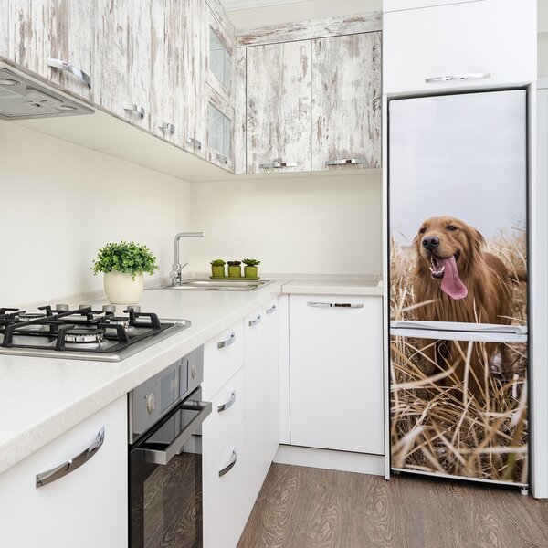 Autocolant pe frigider Labrador