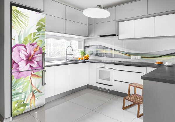 Autocolant pe frigider model Hawaii