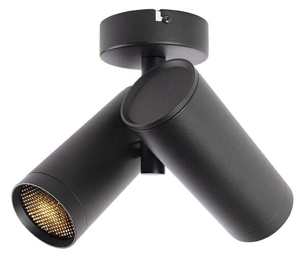 Spotlight de design negru cu 2 lumini - Scopio Honey