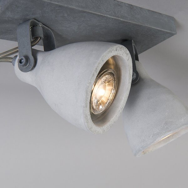 Spotlight industrial gri beton 2 lumini - Creto