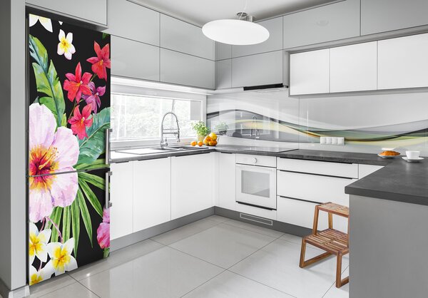 Autocolant pe frigider model Hawaii