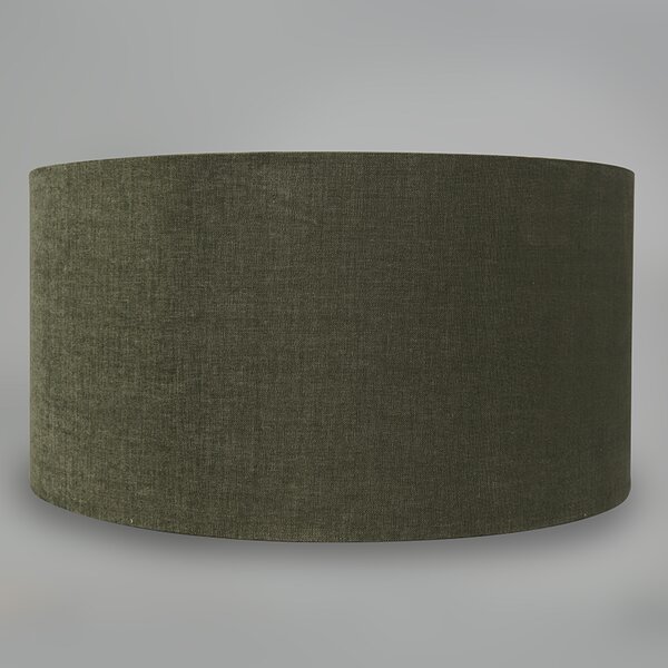 Abajur din material textil verde închis 50/50/25