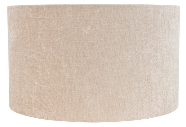 Abajur din material textil maro deschis rotund 35/35/20