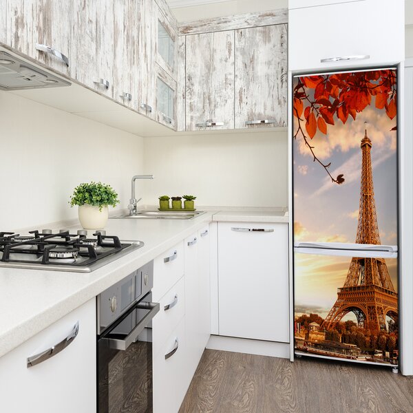 Autocolant pe frigider turnul Eiffel