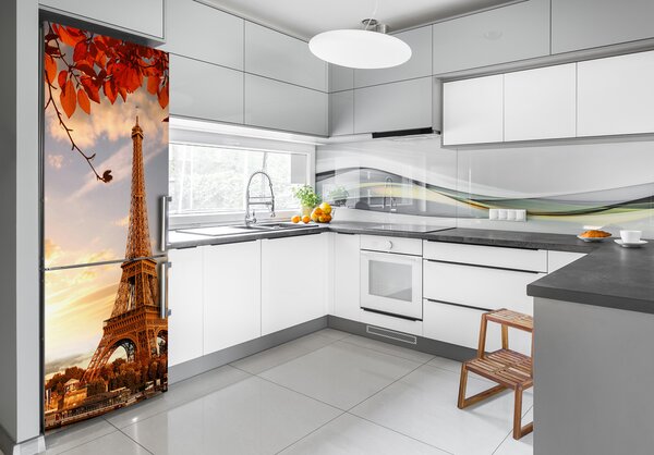 Autocolant pe frigider turnul Eiffel