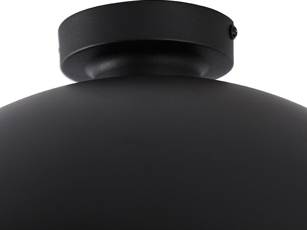 Plafoniera neagră cu auriu 42 cm reglabilă - Magnax