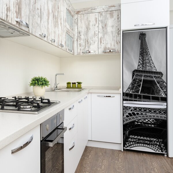 Foto Autocolant pentru piele al frigiderului turnul Eiffel